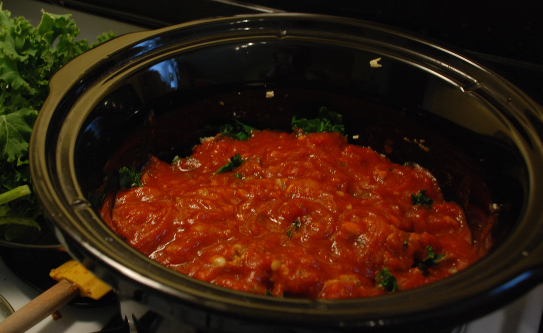 Slow Cooker Vegetable Lasagna