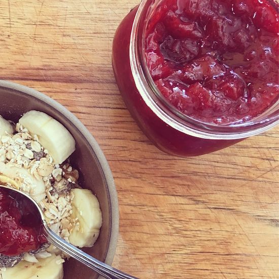 Small Batch Strawberry Rhubarb Jam