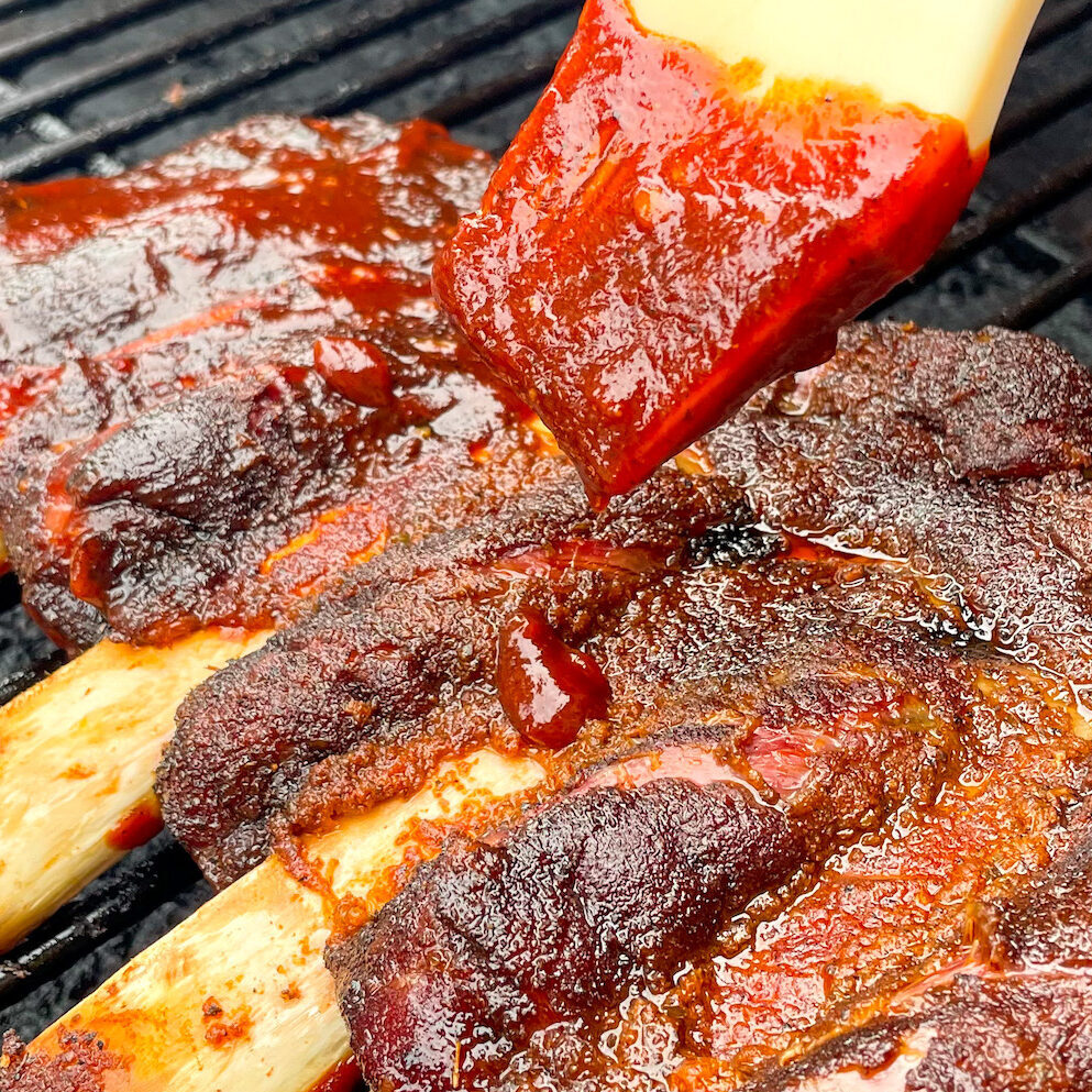 Smoked Beef Back Ribs With Kansas City Style Bbq Sauce