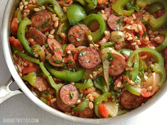 Smoked Sausage And Peppers Skillet Myketoplate