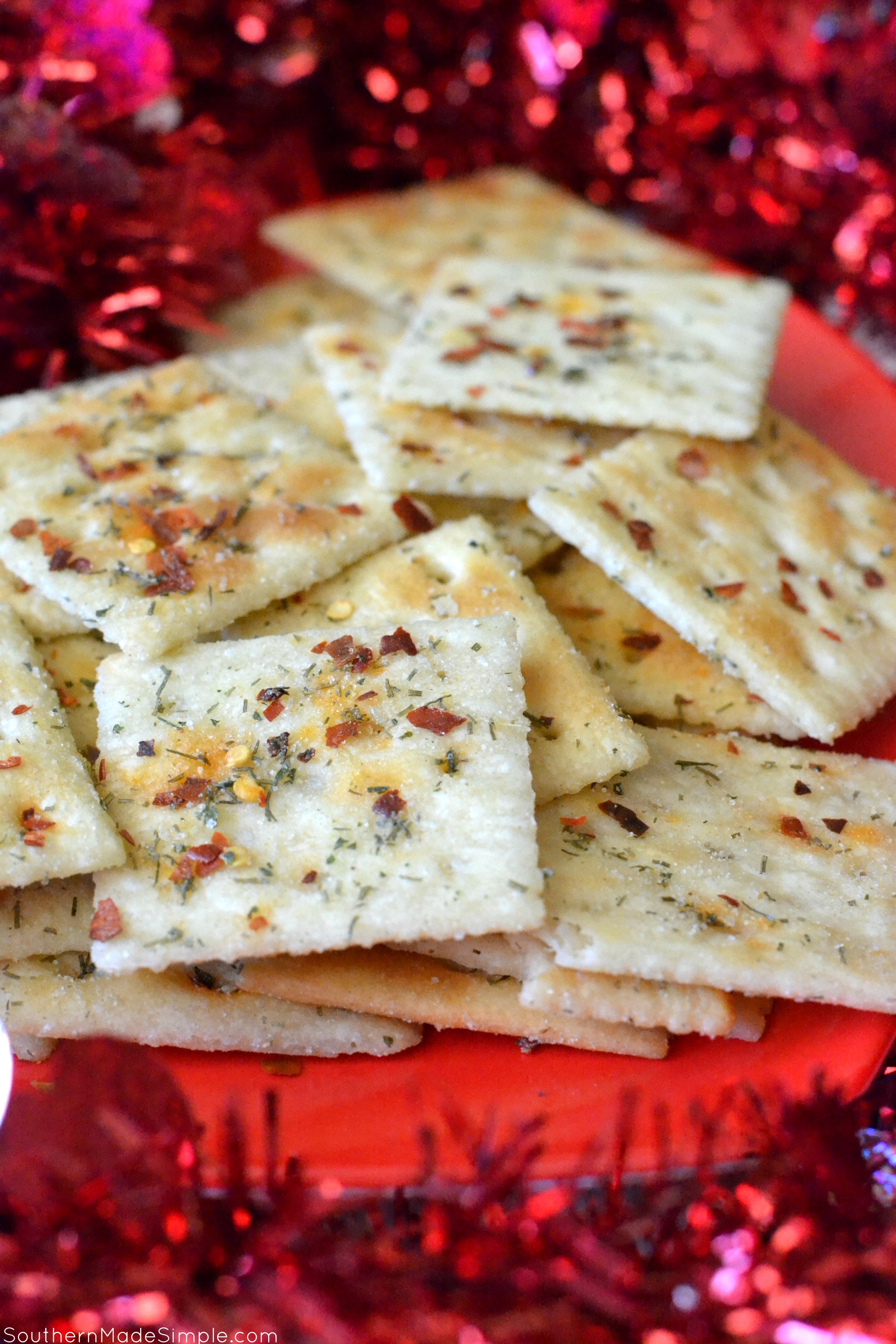 Smoky Savory Fire Crackers Recipe Cracker Recipes Saltine