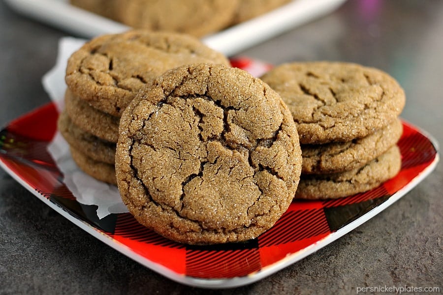 Soft And Chewy Ginger Snaps Persnickety Plates