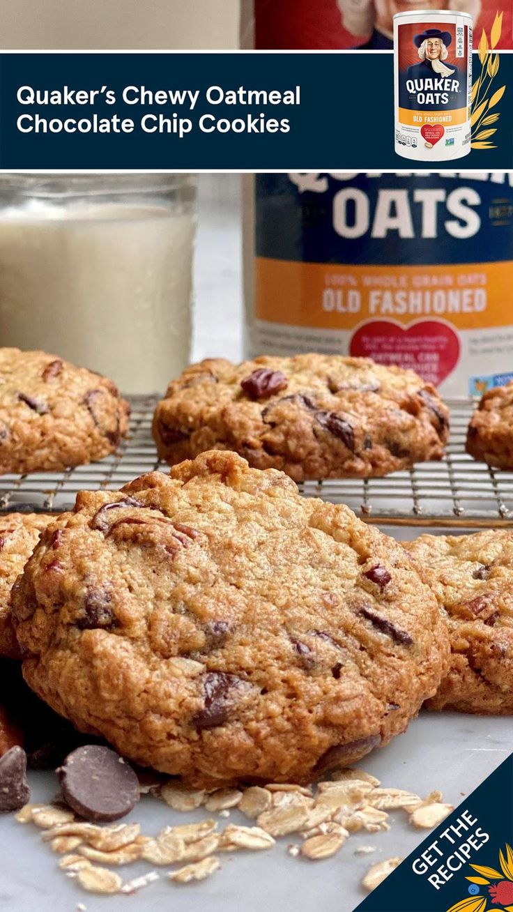 Soft And Chewy Quaker Oatmeal Cookies Easy Oats Oatmeal Raisin Cookies