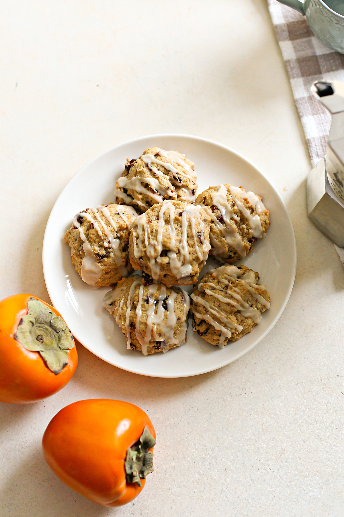 Soft Persimmon Cookies With Orange Glaze Good Life Eats