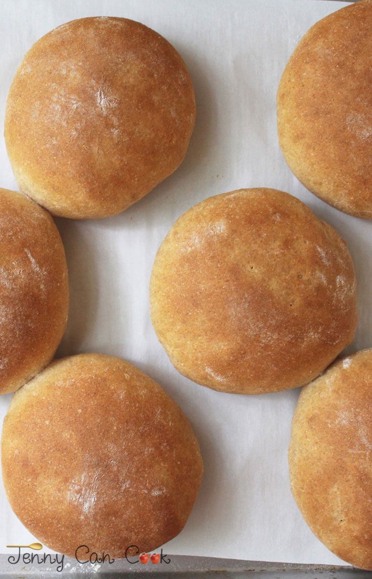 Soft Whole Wheat Sandwich Buns Recipe Jenny Jones Jenny Can Cook