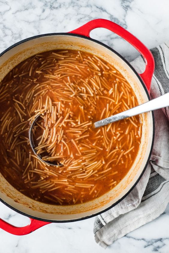 Sopa De Fideo Mexican Noodle Soup Easy Tasty Recipes