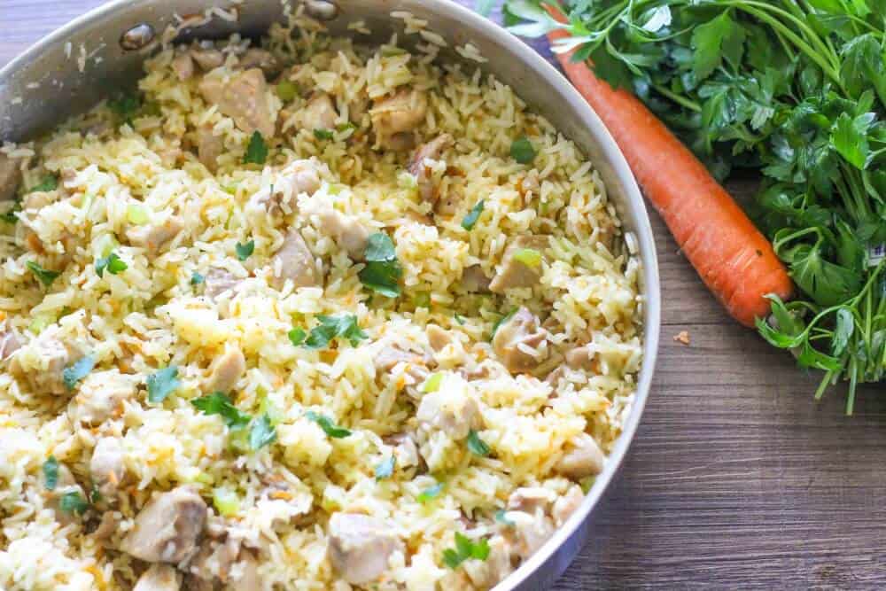 Southern Boiled Chicken And Rice Recipe