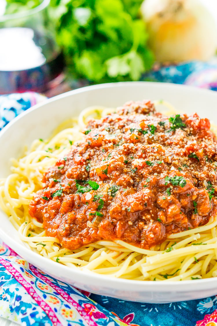 Spaghetti Bolognese Sauce Recipe Sugar Soul