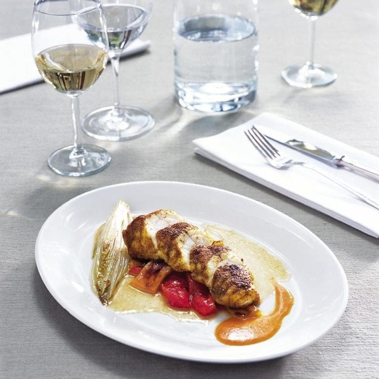 Spiced Monkfish With Butter Sauce Recipe Delicious Magazine