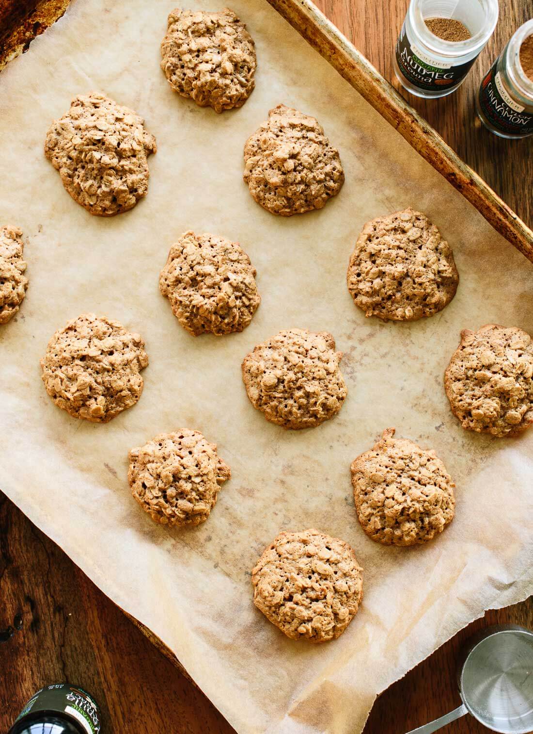 Spiced Oatmeal Cookies Recipe Cookie And Kate