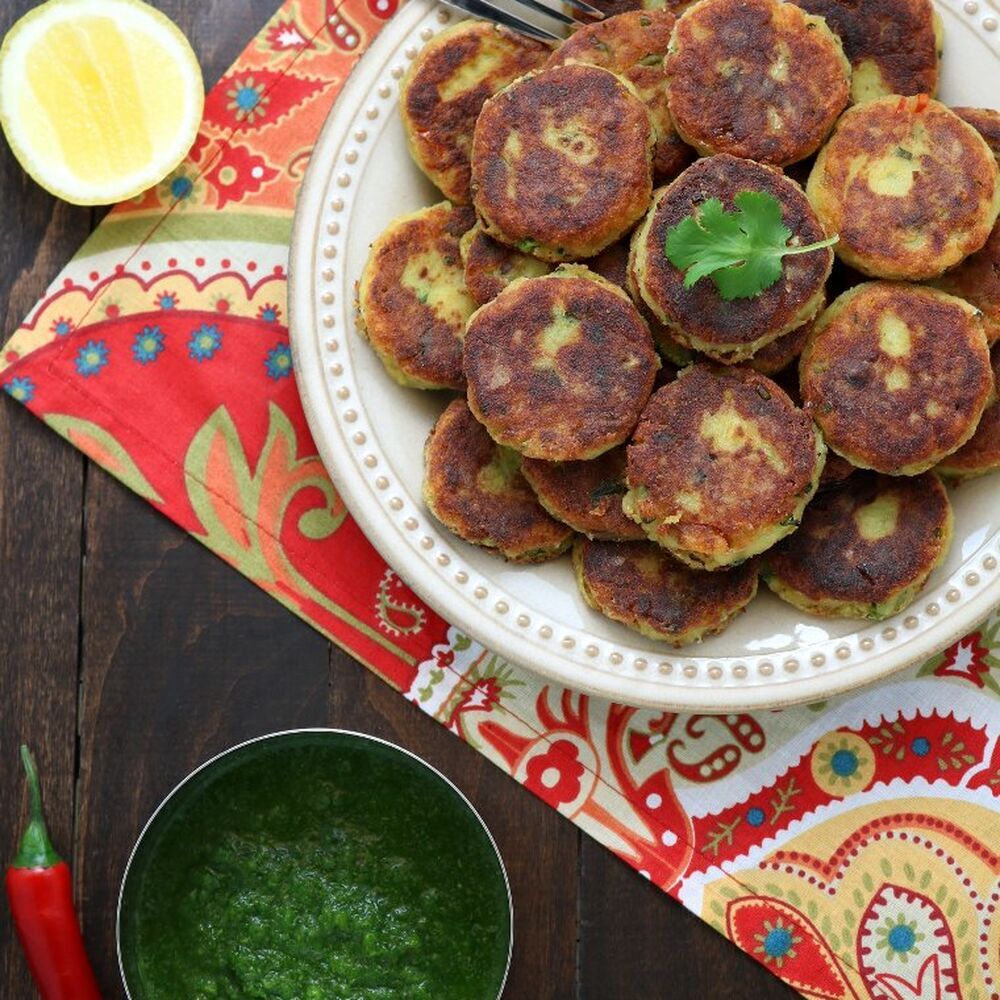 Spiced Potato Patties Aloo Tikki Lands Flavors