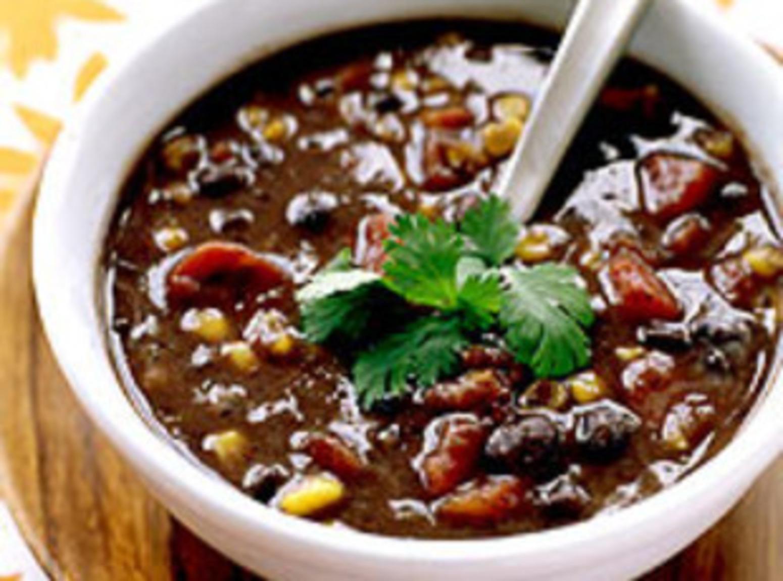 Spicy Black Bean Soup Recipes Ww Usa