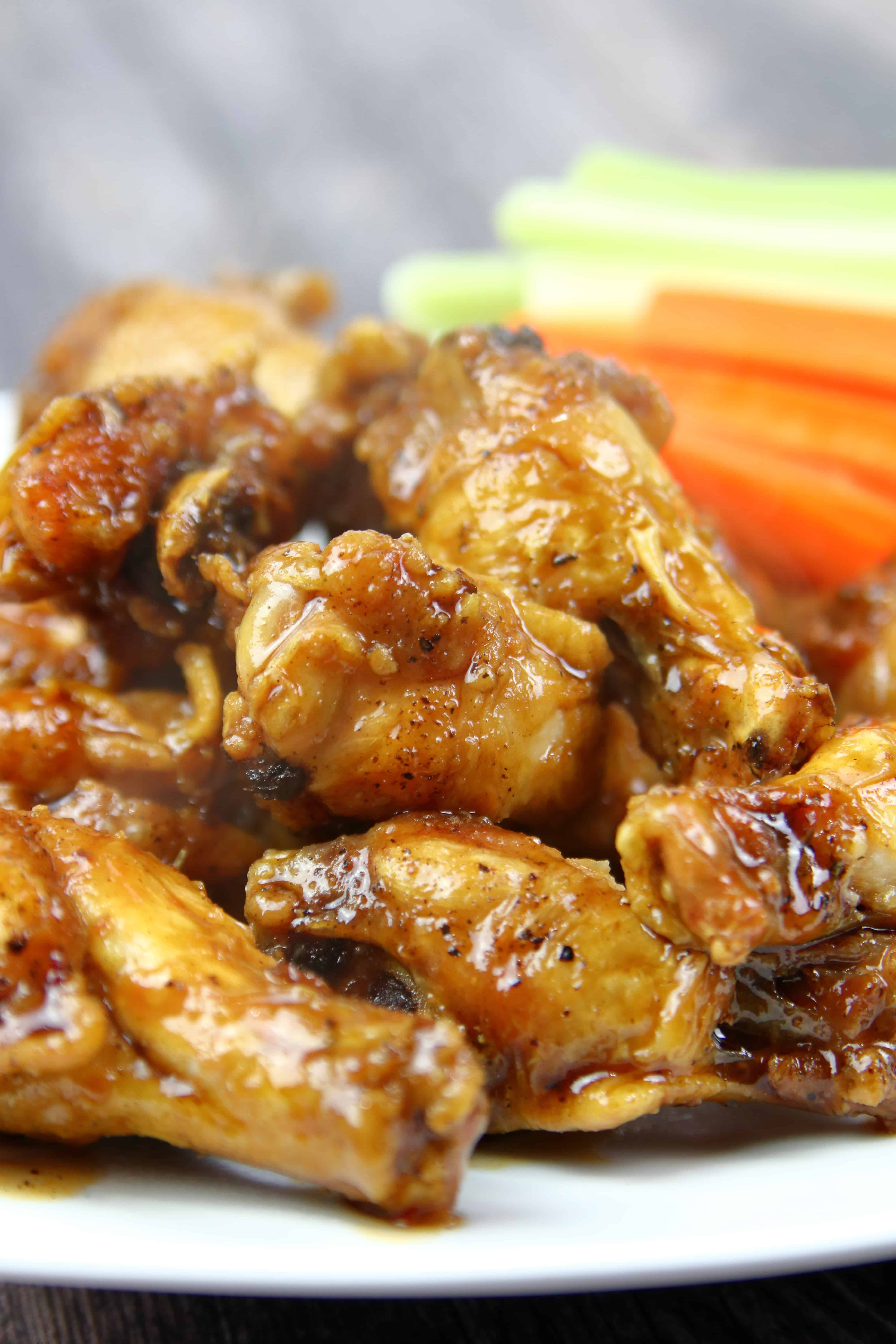 Spicy Bourbon Chicken Wings Cookingwithdfg Bourbon Wing Sauce