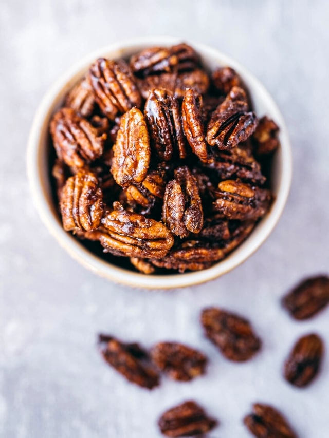 Spicy Candied Pecans Moon And Spoon And Yum