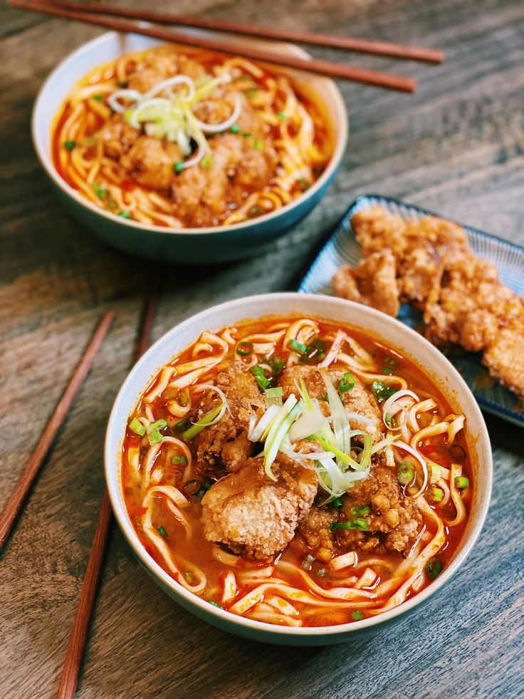 Spicy Chicken Ramen With Extra Crispy Chicken Tiffy Cooks