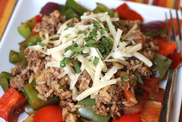 Spicy Mexican Stuffed Bell Peppers Barefeet In The Kitchen