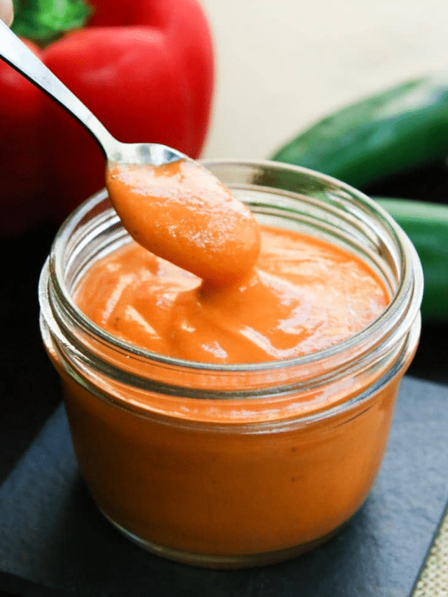 Spicy Roasted Red Pepper Sauce Vegetarian Gastronomy