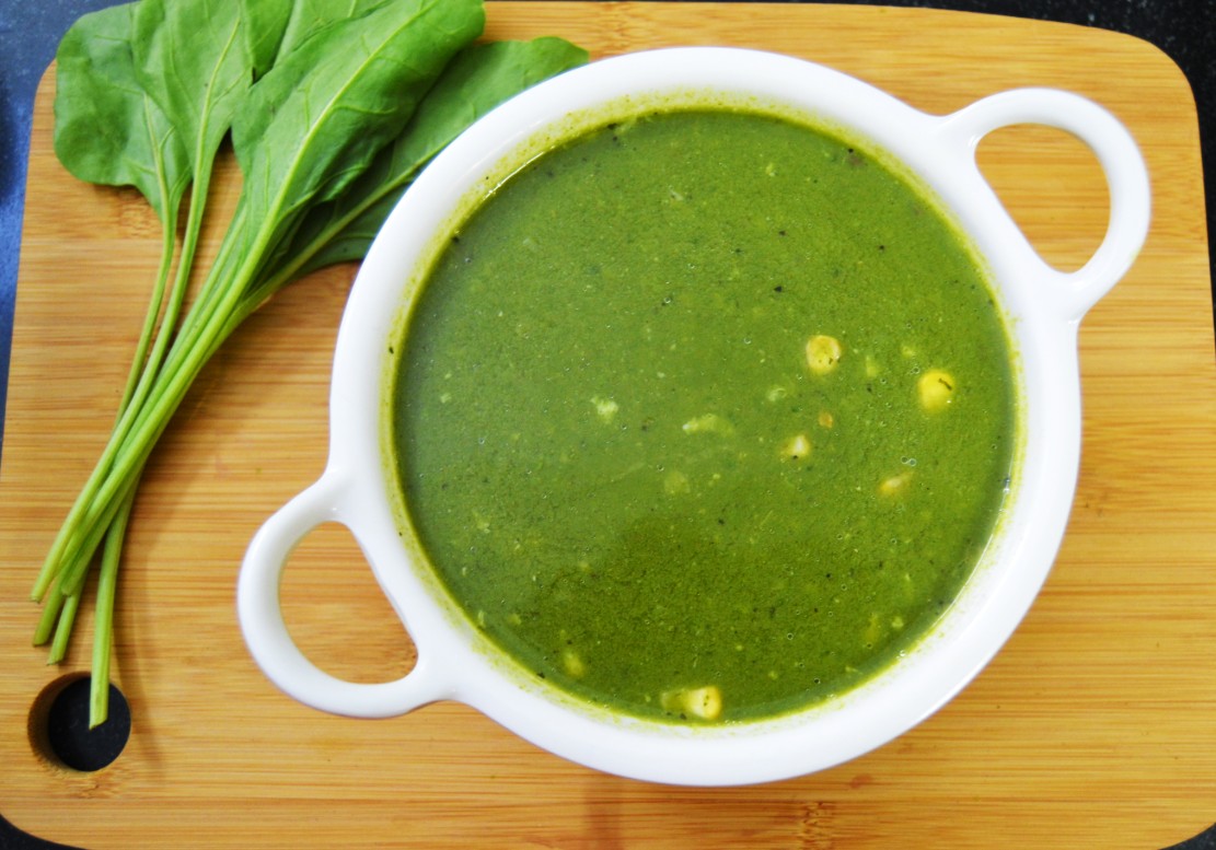 Spinach Soup Recipe Creamy Palak Soup Mummy Recipes