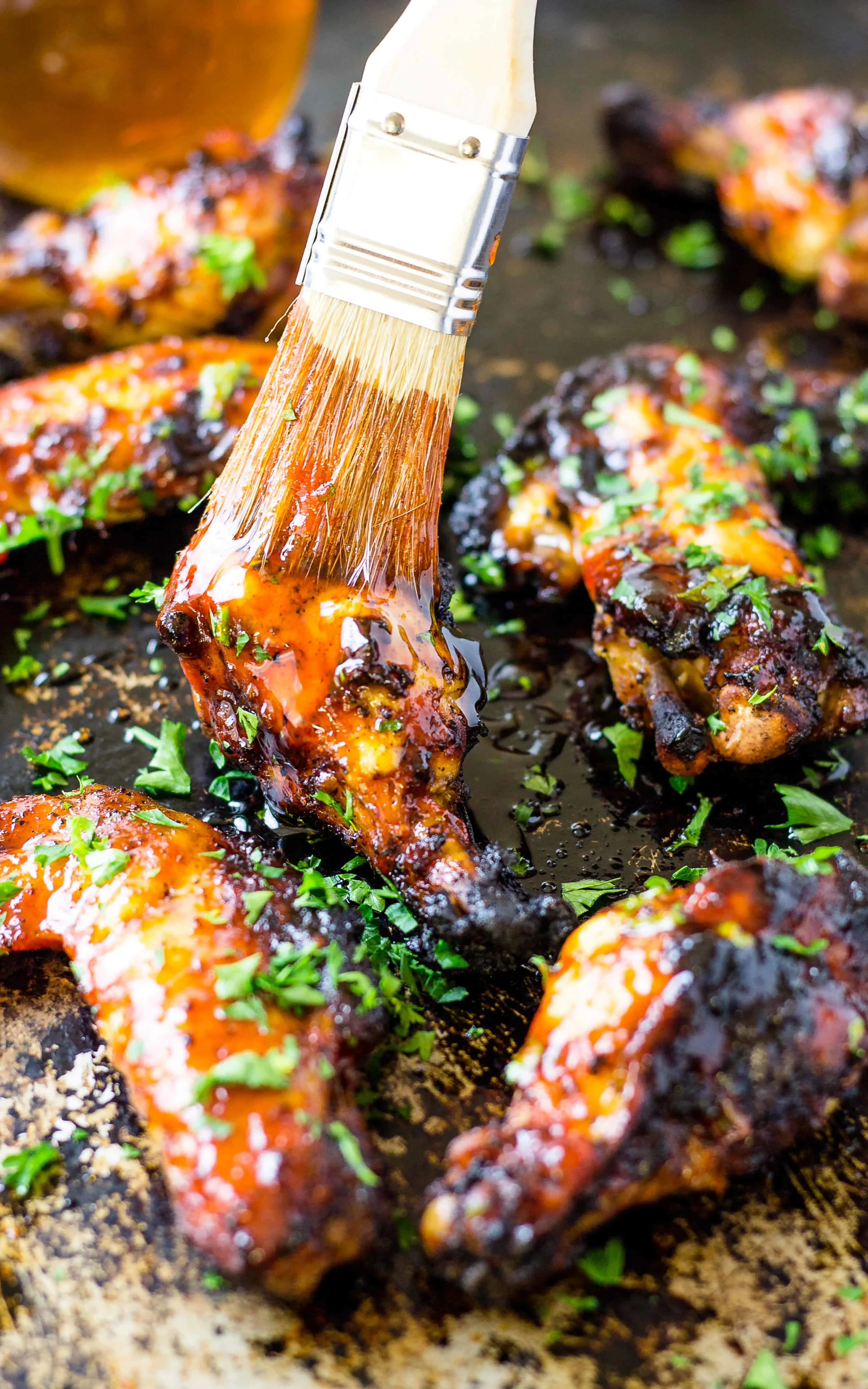 Sriracha Honey Bourbon Chicken Wings Sweet And Spicy Heaven