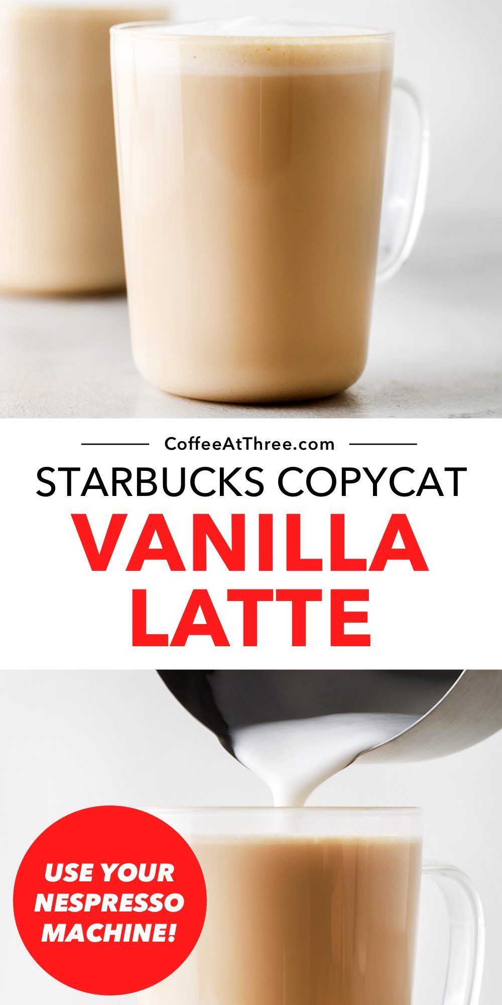 Starbucks Vanilla Latte Copycat Artofit