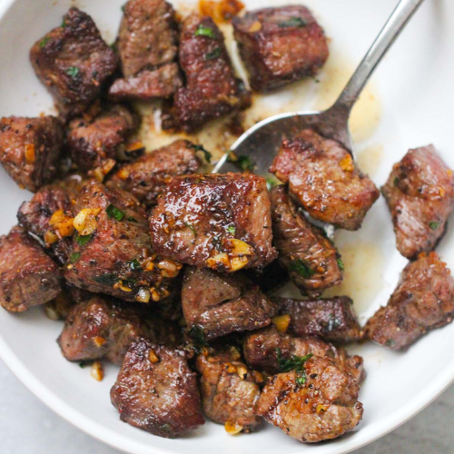 Steak Tips With Garlic Butter Video Out Grilling Eu Vietnam