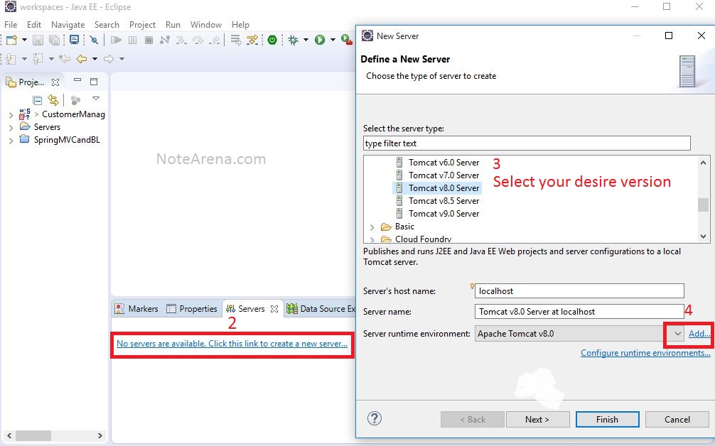Step By Step Guide To Adding Tomcat Server In Eclipse Add Tomcat