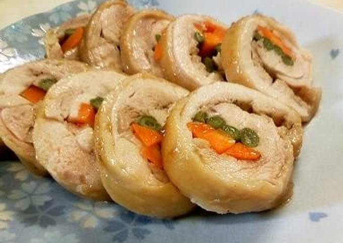 Step By Step Guide To Make Perfect Quick Chicken Roll Using A Microwave