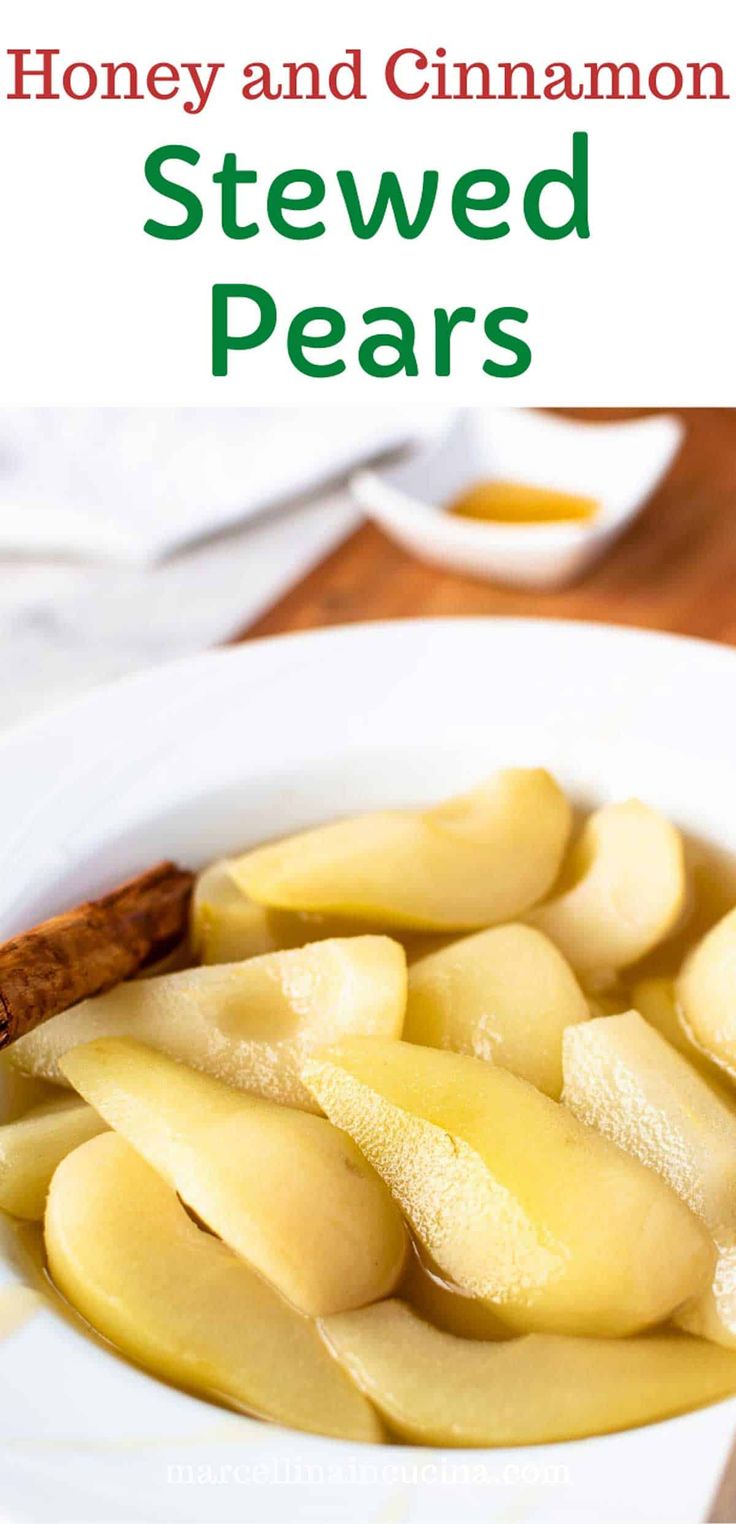 Stewed Pears Is A Simple Recipe That You Can Make In Just 15 Minutes