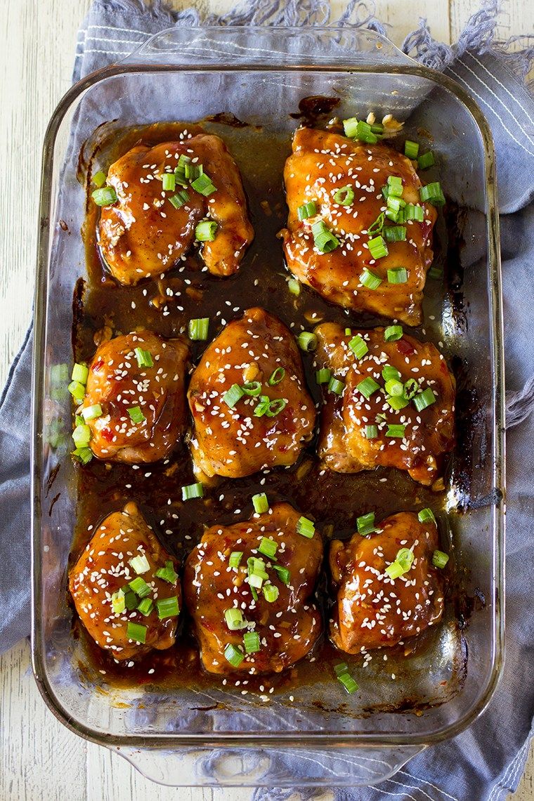 Sticky Asian Chicken Thighs Savor The Flavour