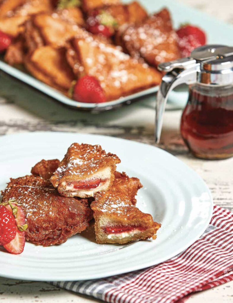 Strawberry And Mascarpone Stuffed French Toast Recipe Dutch Honey Syrup Fresh Berries And