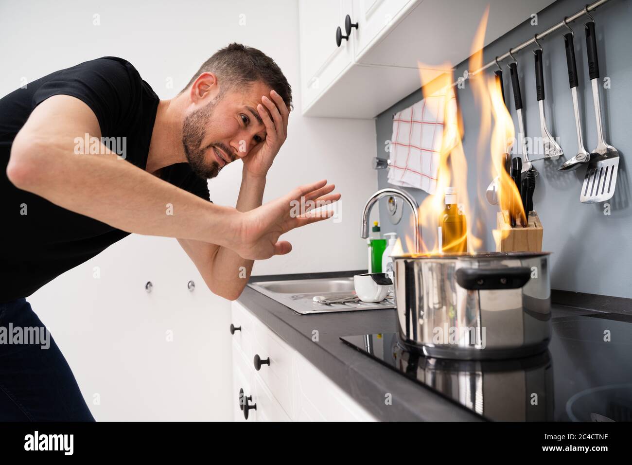 Stress Cooking Hi Res Stock Photography And Images Alamy