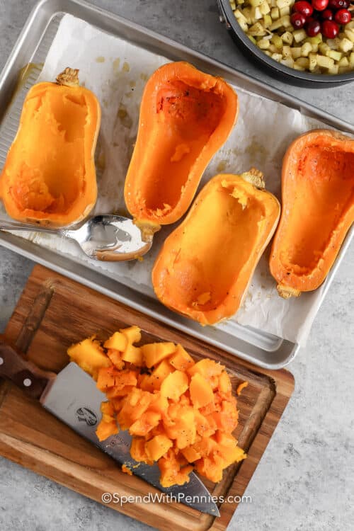 Stuffed Butternut Squash Spend With Pennies