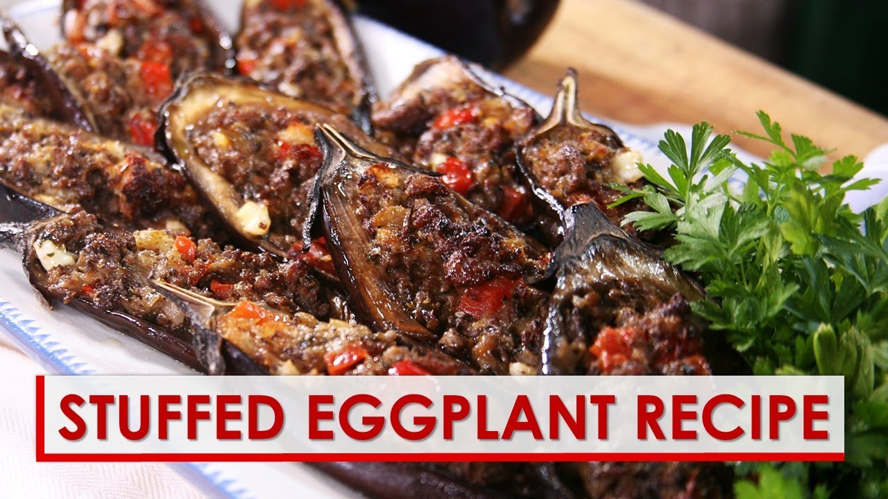 Stuffed Eggplant Recipe Youtube