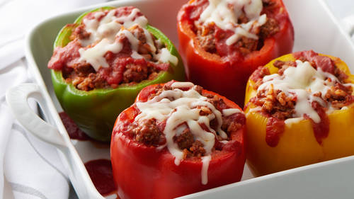 Stuffed Green Peppers Stuffed Green Peppers Stuffed Peppers Betty Crocker