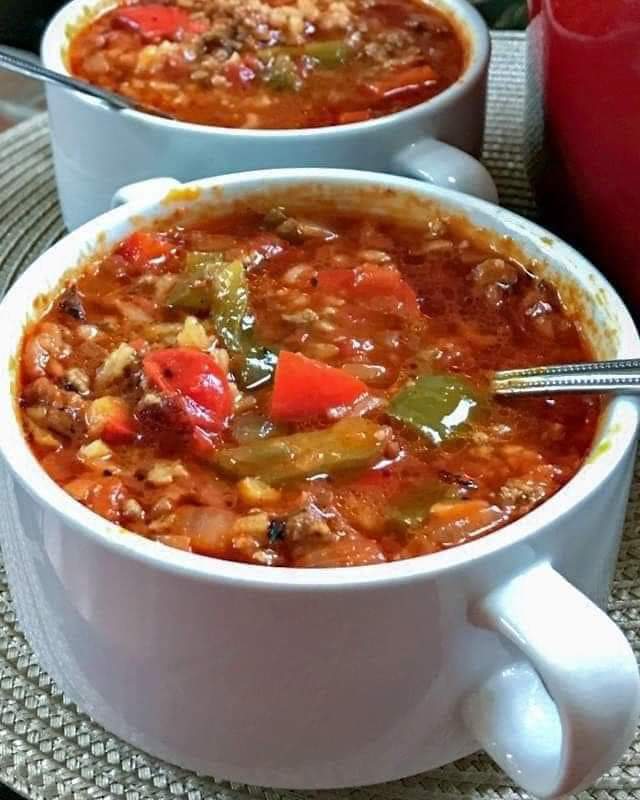 Stuffed Pepper Soup Recipe Cart