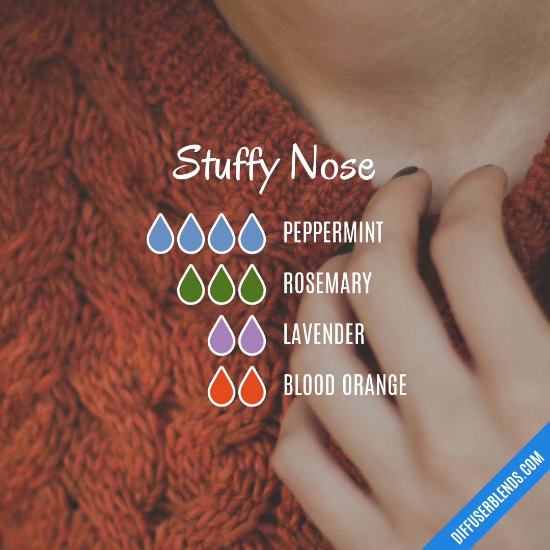 Stuffy Nose Blend Essential Oil Diffuser Blends Recipes Essential