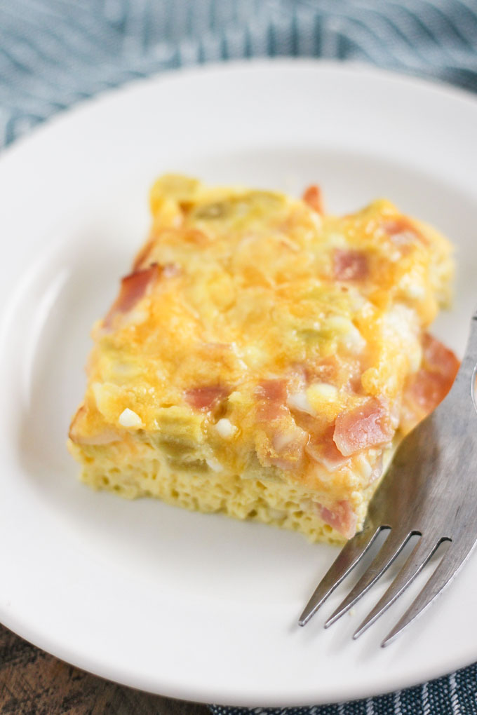 Super Easy Breakfast Egg Bake