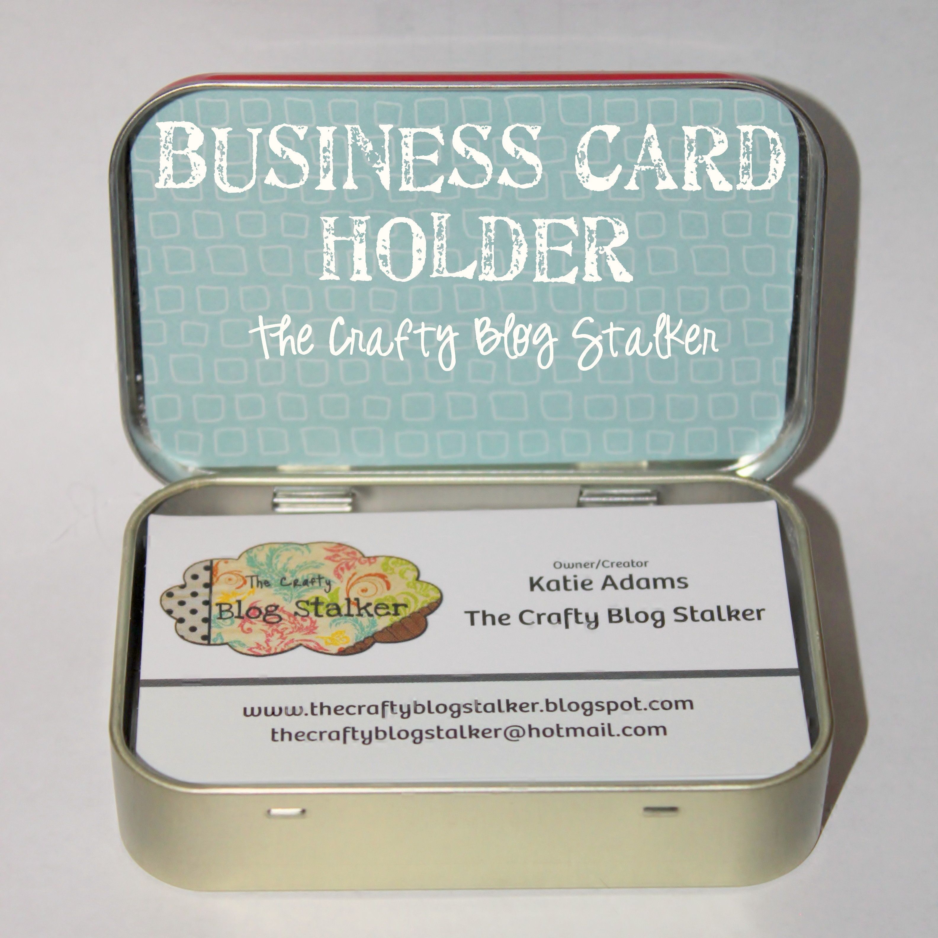 Super Simple Diy Business Card Holder Youtube