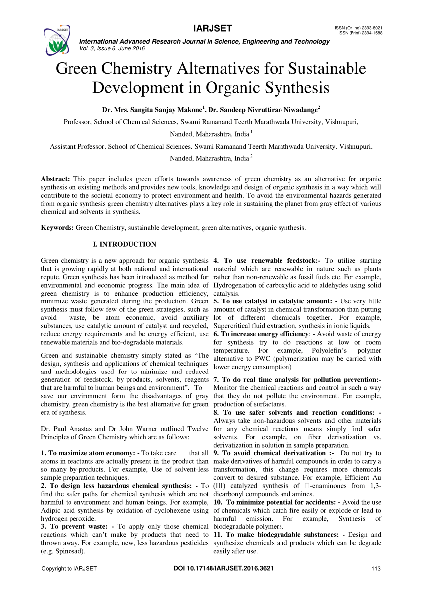 Sustainable Chemistry Free Full Text Green Synthesis Of Sodium