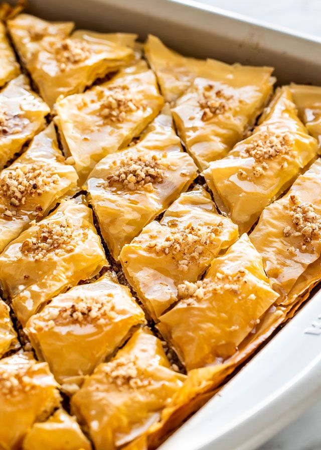 Sweet And Sticky Baklava Recipe