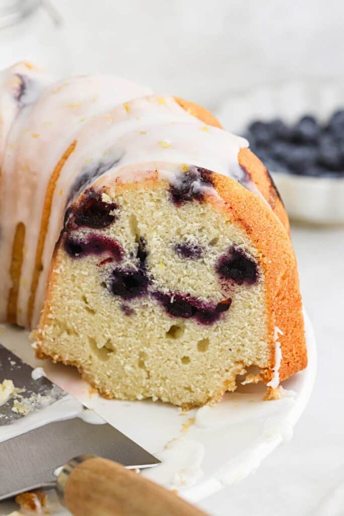 Sweet Tangy Lemon Blueberry Pound Cake Recipe Grandbaby Cakes