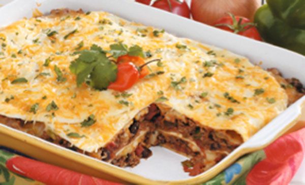 Taco Lasagna Recipe Taste Of Home