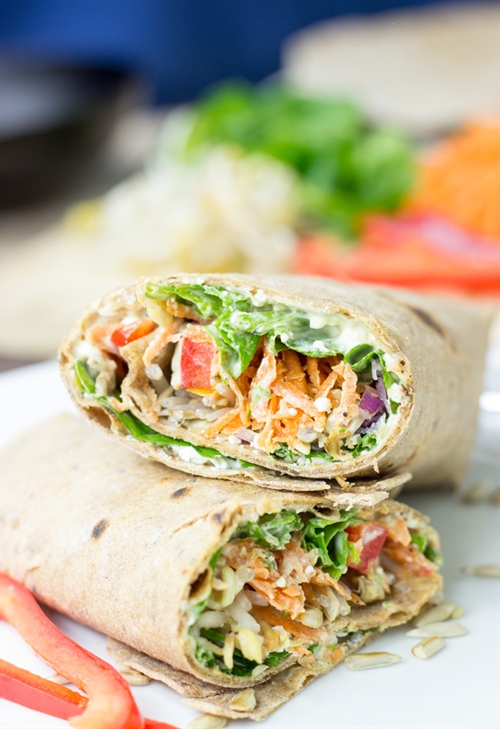 Tangy Veggie Wrap Recipe Cart