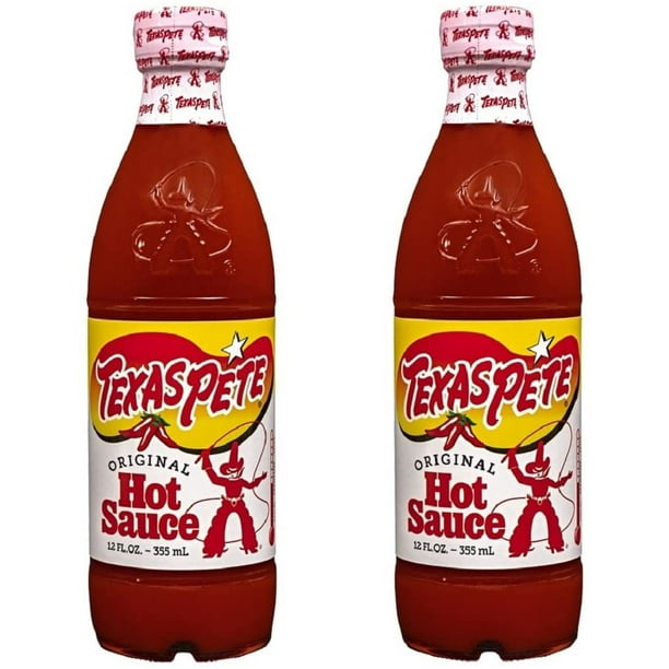 Texas Pete Original Hot Sauce 12 Oz 2 Bottles Walmart Com