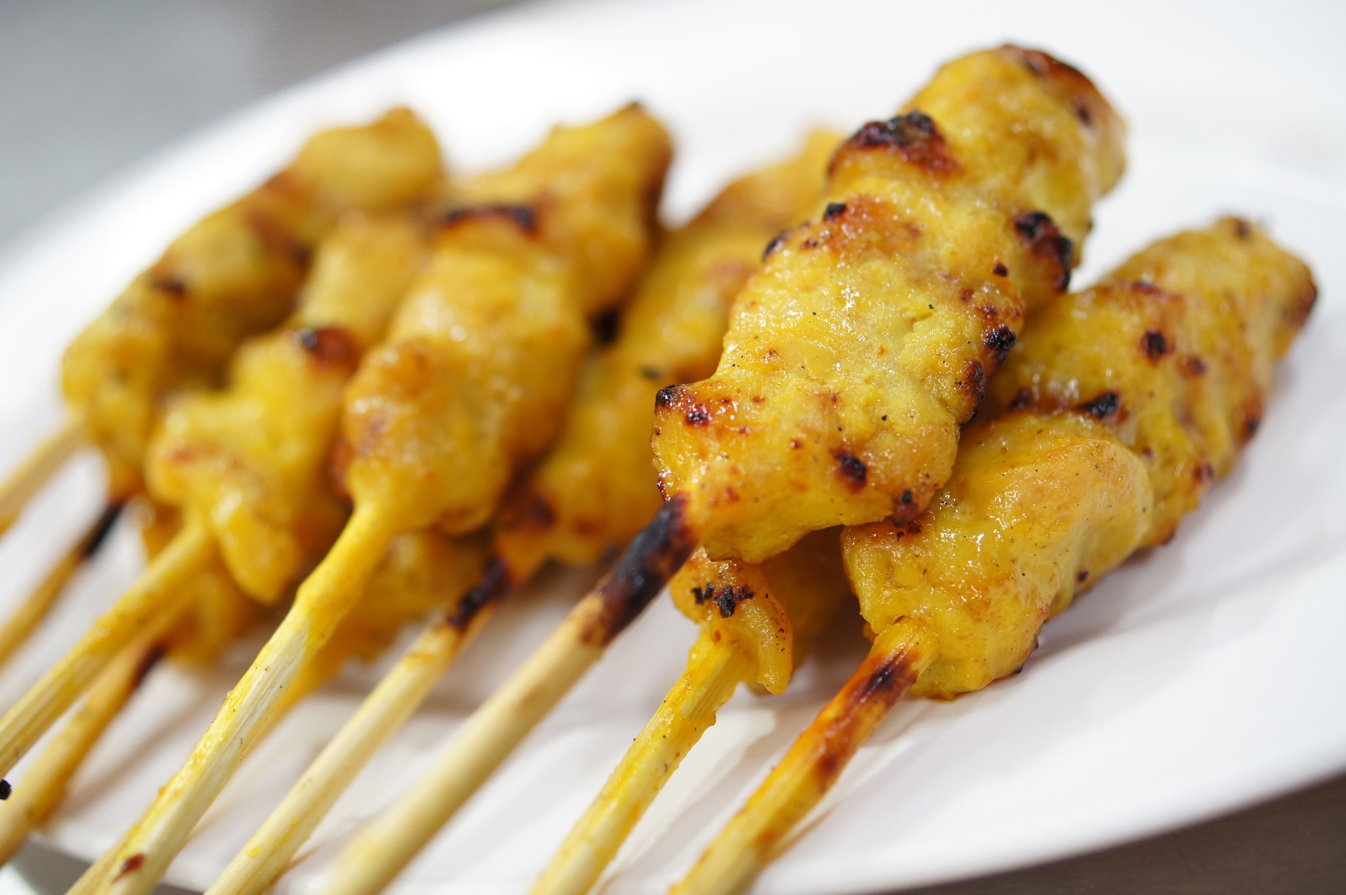 Thai Chicken Satay With Peanut Sauce Recipetin Eats