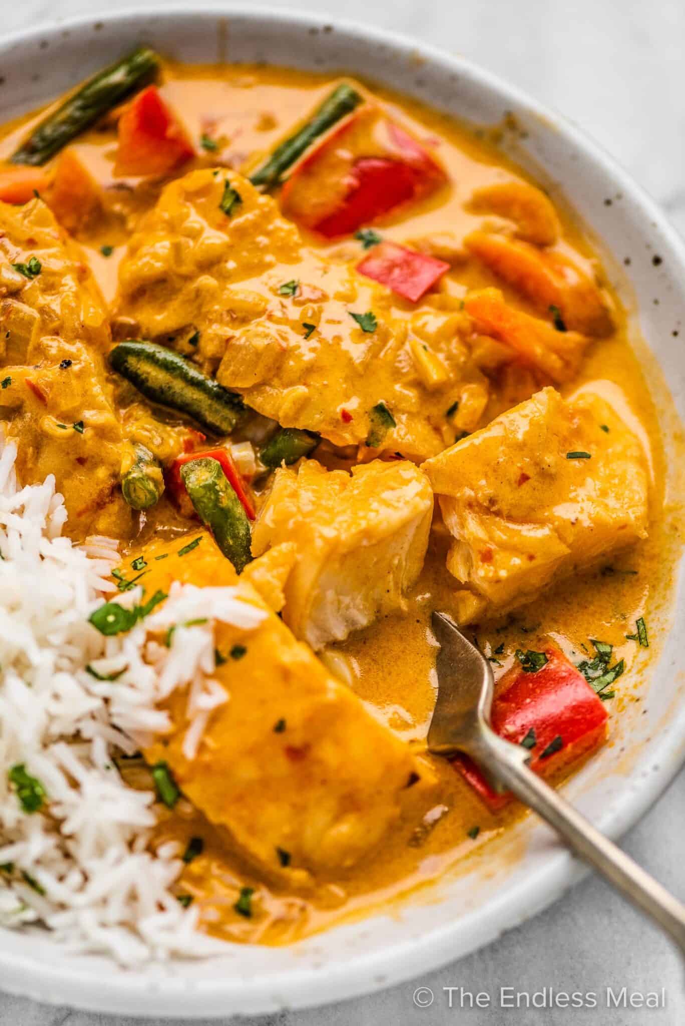 Thai Fish Curry Easy To Make The Endless Meal