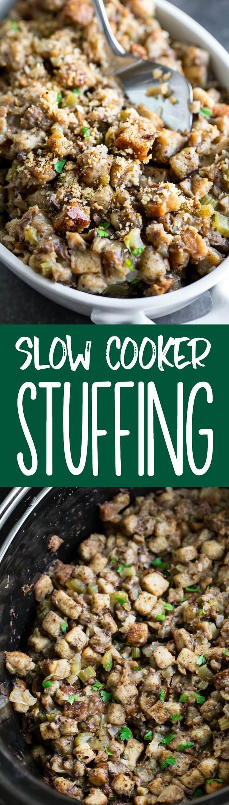 Thanksgiving Slow Cooker Stuffing Recipe Peas And Crayons