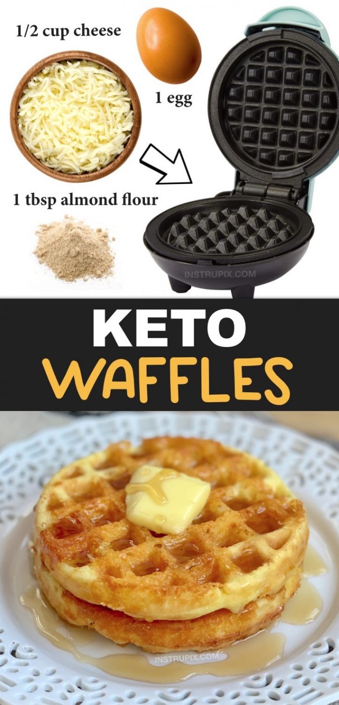 The Best 3 Ingredient Keto Waffles A K A Chaffles Https Ift Tt