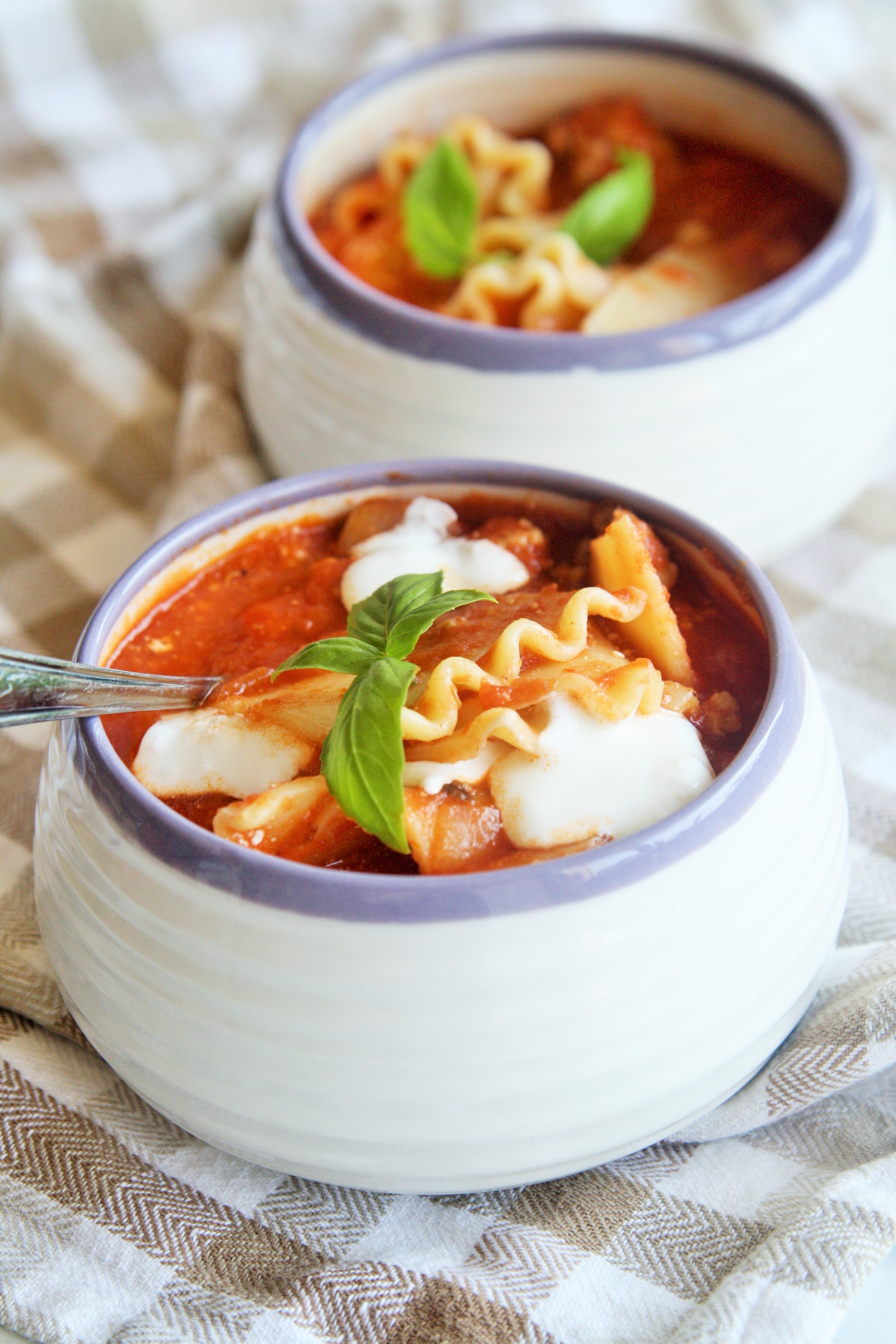 The Best 30 Minute Lasagna Soup All The Flavor Of Lasagna Minus The