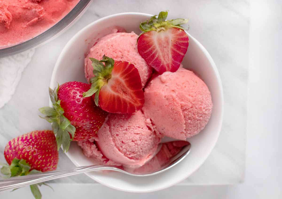 The Best And Easiest Strawberry Gelato Recipe Chef Dennis